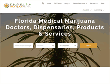 Tablet Screenshot of floridamarijuana.net